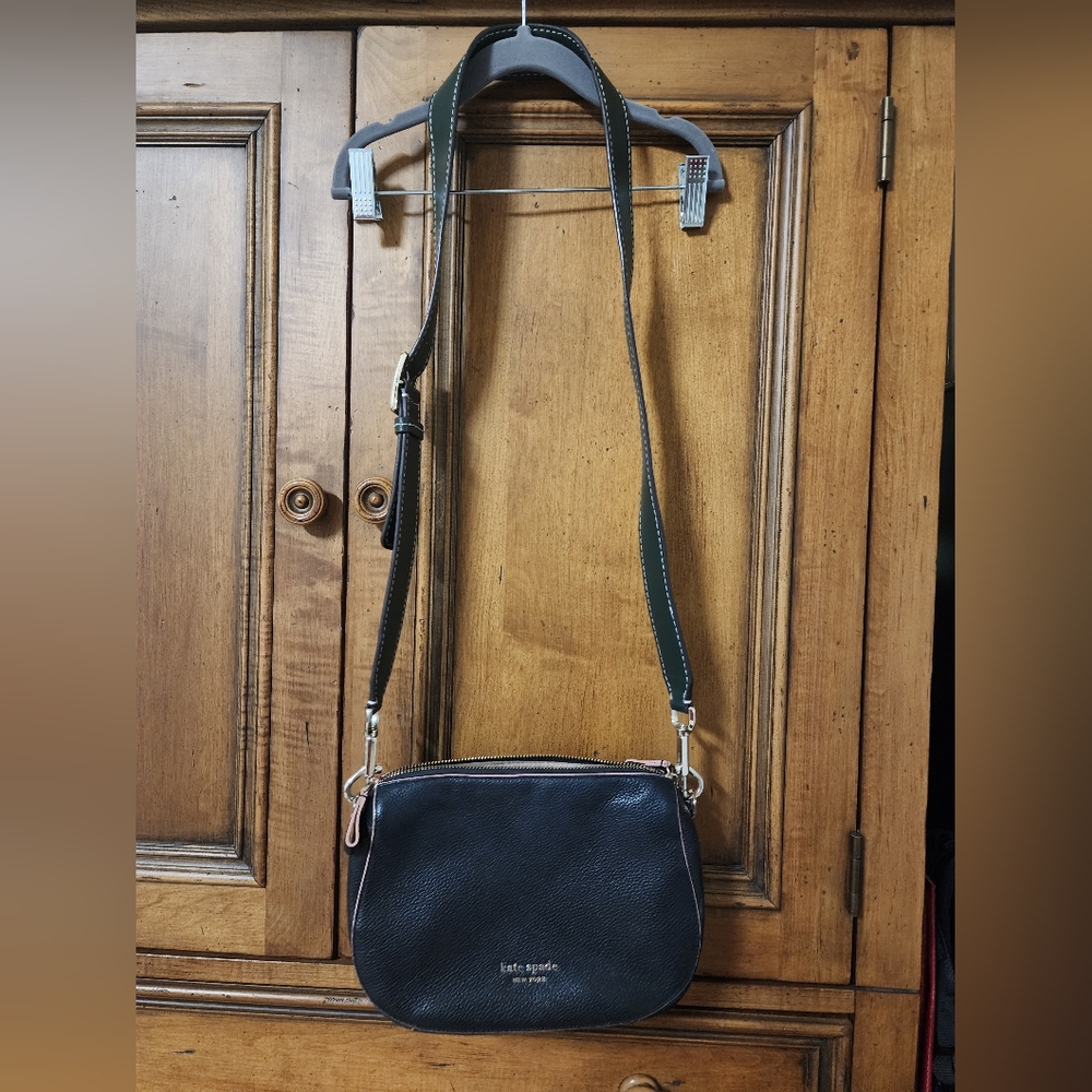 Kate Spade Black Crossbody Bag with Adjustable Strap